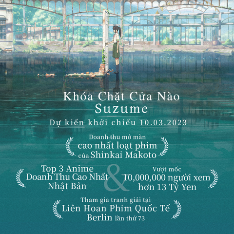 Sức hút Suzume - phim vượt mặt Siêu lừa gặp siêu lầy đứng top 1 phòng vé - Ảnh 3. Sức hút Suzume - phim vượt mặt Siêu lừa gặp siêu lầy đứng top 1 phòng vé - Ảnh 3.