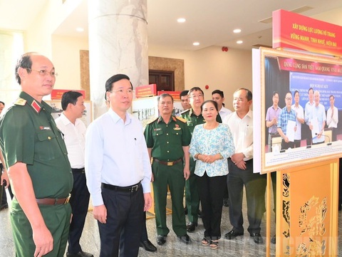 Chủ tịch nước Võ Văn Thưởng dự tổng kết chiến lược bảo vệ Tổ quốc tại TP.HCM - Ảnh 1. Chủ tịch nước Võ Văn Thưởng dự tổng kết chiến lược bảo vệ Tổ quốc tại TP.HCM - Ảnh 1.