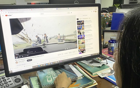 Nhãn hàng 'tài trợ' làm rát với đối tác - Ảnh 1. Video trên kênh Chanh Chanh có nội dung bạo lực, thu hút hàng trăm ngàn lượt xem - Ảnh: B.M.