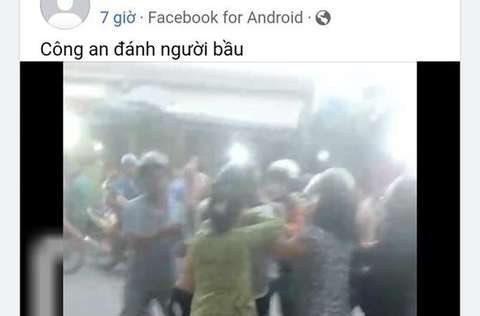 Công an thị xã Tân Uyên, tỉnh Bình Dương: Clip Công an đánh người bầu là sai sự thật - Ảnh 1. Công an thị xã Tân Uyên, tỉnh Bình Dương: Clip Công an đánh người bầu là sai sự thật - Ảnh 1.