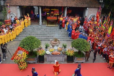 Lễ hội đền Bà Triệu là Di sản văn hóa phi vật thể quốc gia - Ảnh 1. Lễ hội đền Bà Triệu là Di sản văn hóa phi vật thể quốc gia - Ảnh 1.