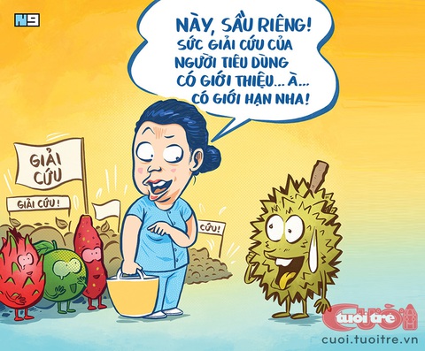Bà nội trợ dọa bé sầu riêng - Ảnh 1. Bà nội trợ dọa bé sầu riêng - Ảnh 1.