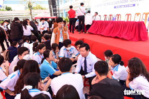 Ký ức 12 năm tư vấn hướng nghiệp sống lại ở cực nam Tổ quốc - Ảnh 9. Ký ức 12 năm tư vấn hướng nghiệp sống lại ở cực nam Tổ quốc - Ảnh 9.