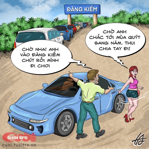 Chuyện tình đăng kiểm - Ảnh 1. Chuyện tình đăng kiểm - Ảnh 1.