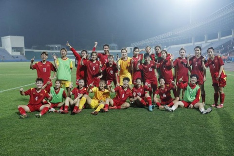 U20 nữ Việt Nam giành quyền vào vòng loại thứ hai U20 châu Á 2024 - Ảnh 1. U20 nữ Việt Nam giành quyền vào vòng loại thứ hai U20 châu Á 2024 - Ảnh 1.