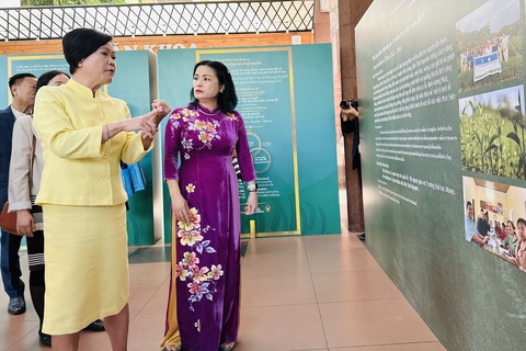 Trưng bày Triết lý kinh tế vừa đủ của cố Quốc vương Thái Lan Bhumibol Adulyadej - Ảnh 1. Trưng bày Triết lý kinh tế vừa đủ của cố Quốc vương Thái Lan Bhumibol Adulyadej - Ảnh 1.