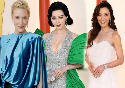 Thảm vàng Oscar 2023 và những bộ cánh ấn tượng - Ảnh 1. Thảm vàng Oscar 2023 và những bộ cánh ấn tượng - Ảnh 1.