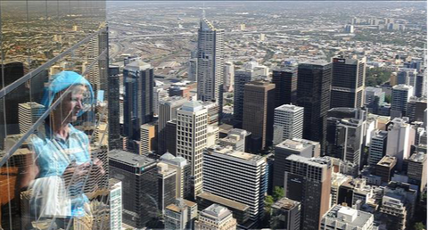Giá nhà và căn hộ ở Úc giảm kỷ lục - Ảnh 1. Một góc thành phố Melbourne, Úc - Ảnh: AFP/TTXVN