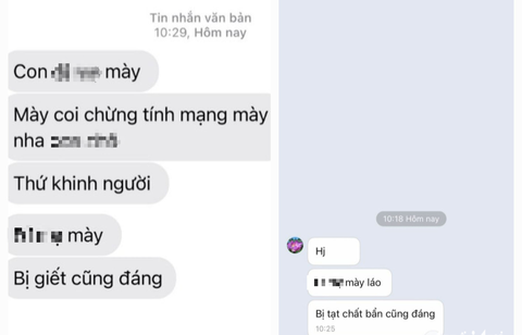 Sau vụ tạt chất bẩn, chủ tiệm bánh lại nhận tin nhắn dọa giết - Ảnh 1. Sau vụ tạt chất bẩn, chủ tiệm bánh lại nhận tin nhắn dọa giết - Ảnh 1.