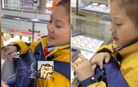 Bé gái tiết kiệm 10.000 đồng mỗi ngày để mua nhẫn cho mẹ - Ảnh 2. Bé gái tiết kiệm 10.000 đồng mỗi ngày để mua nhẫn cho mẹ - Ảnh 2.