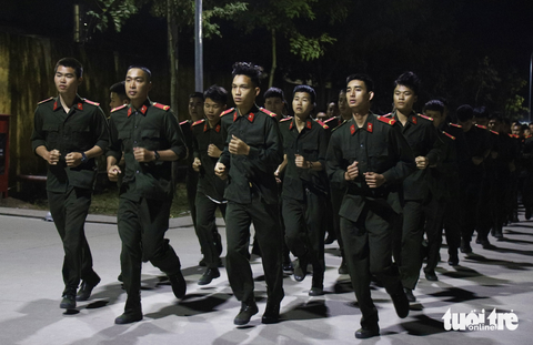 1 tháng thao trường của 800 tân binh công an - Ảnh 5. 1 tháng thao trường của 800 tân binh công an - Ảnh 5.