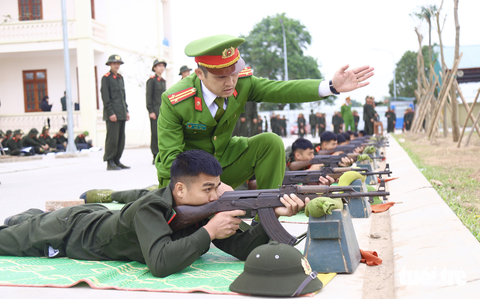 1 tháng thao trường của 800 tân binh công an - Ảnh 11. 1 tháng thao trường của 800 tân binh công an - Ảnh 11.