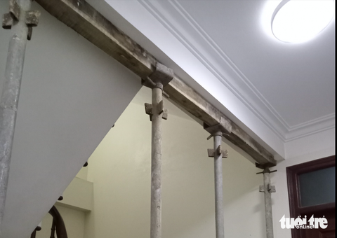 Ép cọc xây chung cư gây rung lắc như ‘động đất’ khiến hàng chục nhà dân nứt toác - Ảnh 2. Ép cọc xây chung cư gây rung lắc như ‘động đất’ khiến hàng chục nhà dân nứt toác - Ảnh 2.