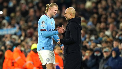 Pep Guardiola thay Haaland phút 63 để không phá kỷ lục của Messi? - Ảnh 1. Pep Guardiola thay Haaland phút 63 để không phá kỷ lục của Messi? - Ảnh 1.