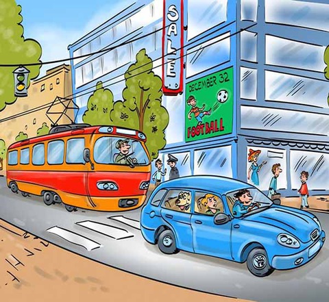 Bức tranh đô thị có điểm nào vô lý? - Ảnh 1. Bức tranh đô thị có điểm nào vô lý? - Ảnh 1.