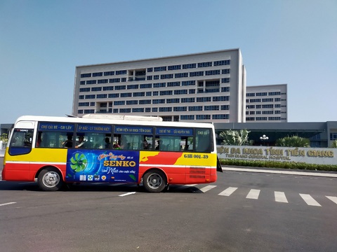 Tiền Giang điều chỉnh lộ trình nhiều tuyến xe buýt để phục vụ bệnh nhân - Ảnh 1. Tiền Giang điều chỉnh lộ trình nhiều tuyến xe buýt để phục vụ bệnh nhân - Ảnh 1.