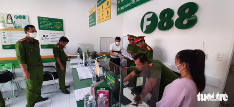 Đồng loạt kiểm tra 13 điểm kinh doanh của F88 ở Tiền Giang - Ảnh 2. Đồng loạt kiểm tra 13 điểm kinh doanh của F88 ở Tiền Giang - Ảnh 2.