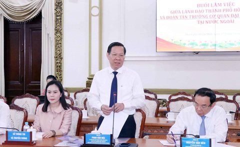 Lãnh đạo TP.HCM tiếp Đoàn Trưởng cơ quan đại diện ở nước ngoài - Ảnh 3. Lãnh đạo TP.HCM tiếp Đoàn Trưởng cơ quan đại diện ở nước ngoài - Ảnh 3.
