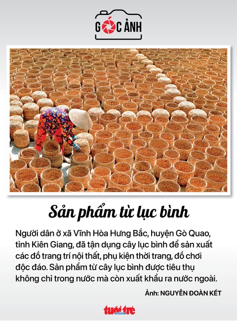 Tin tức sáng 2-3: Khách nước ngoài chưa đạt 60% năm 2019; Cuối tuần cúp nước ở đâu tại TP.HCM? - Ảnh 10. Sản phẩm từ lục bình - Ảnh: NGUYỄN ĐOÀN KẾT