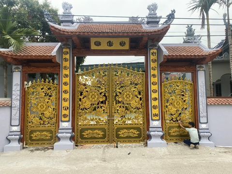 Nhôm đúc FACO tuyển dụng đại lý với chương trình ‘Trao Vàng thần tài’ - Ảnh 2. Mẫu cổng nhôm đúc FACO