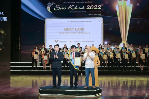 Hội đồng khoa học và công nghệ đánh giá cao hệ sinh thái Meey Land - Ảnh 3. Giải thưởng Sao Khuê năm 2022 do Hiệp hội Phần mềm và Dịch vụ CNTT Việt Nam (VINASA) tổ chức