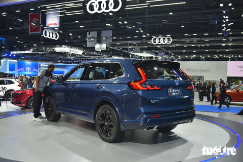 Honda CR-V đời mới chính thức chào sân tại Đông Nam Á qua sân chơi BIMS 2023 - Ảnh 2. Thiết kế xe không có gì bất ngờ so với phiên bản quốc tế - Ảnh: LÊ HOÀNG