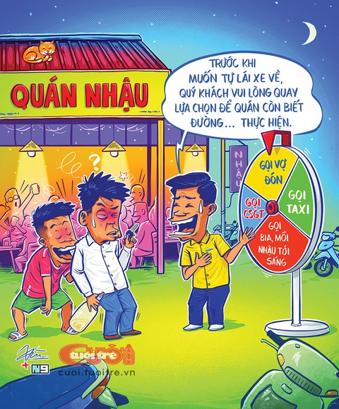 Cảnh sát giao thông ra quân, dân nhậu tính sao? - Ảnh 2. Cảnh sát giao thông ra quân, dân nhậu tính sao? - Ảnh 2.