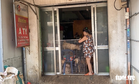Nhà bề ngang chỉ 2,6m nuôi... 82 con chó, phạt 64 triệu đồng - Ảnh 1. Nhà bề ngang chỉ 2,6m nuôi... 82 con chó, phạt 64 triệu đồng - Ảnh 1.