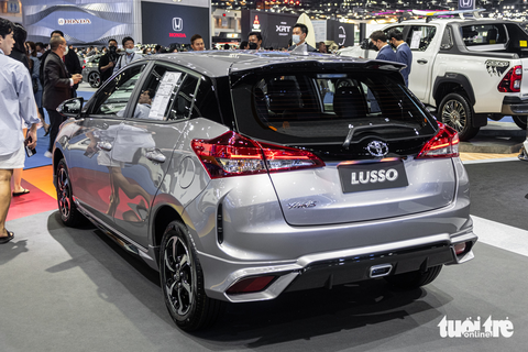 Ảnh thực tế Toyota Yaris 2023: Chuẩn xe Nhật thực dụng, hợp phụ nữ - Ảnh 5. Ảnh thực tế Toyota Yaris 2023: Chuẩn xe Nhật thực dụng, hợp phụ nữ - Ảnh 5.