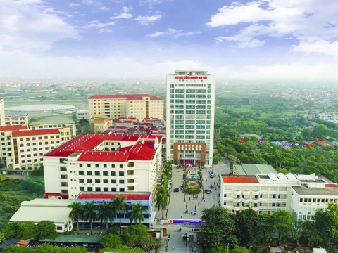 Trường Đại học Công nghiệp Hà Nội thông báo tuyển sinh năm 2023 - Ảnh 1. Toàn cảnh khuôn viên trường Đại học Công nghiệp Hà Nội