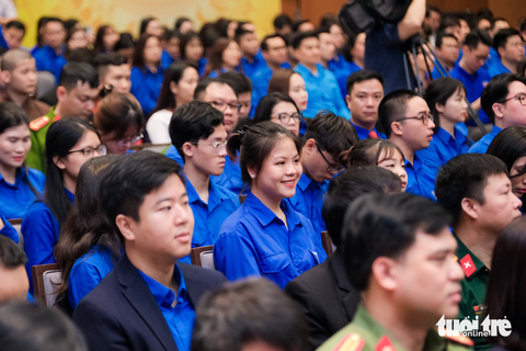 Đại biểu dự buổi đối thoại với Thủ tướng Phạm Minh Chính sáng 22-3-2023 - Ảnh: NAM TRẦN Đại biểu dự buổi đối thoại với Thủ tướng Phạm Minh Chính sáng 22-3 - Ảnh: NAM TRẦN