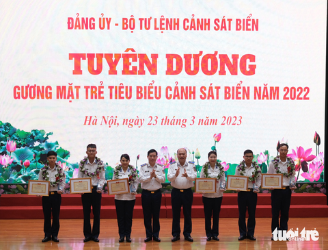 Tuyên dương Cảnh sát biển trẻ tiêu biểu - Ảnh 1. Tuyên dương Cảnh sát biển trẻ tiêu biểu - Ảnh 1.