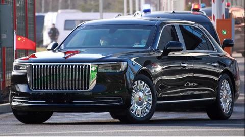 Xe Rolls-Royce Trung Quốc cực hiếm chở Chủ tịch Tập Cận Bình tại Matxcơva - Ảnh 1. Xe Rolls-Royce Trung Quốc cực hiếm chở Chủ tịch Tập Cận Bình tại Matxcơva - Ảnh 1.