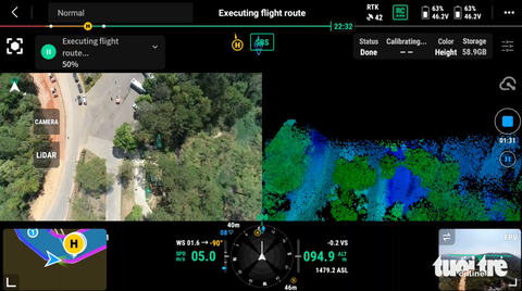 Dùng công nghệ Lidar giám sát chất lượng thi công đèo Prenn - Ảnh 1. Dùng công nghệ Lidar giám sát chất lượng thi công đèo Prenn - Ảnh 1.