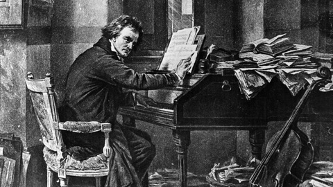 Phát hiện manh mối mới về sức khỏe của nhà soạn nhạc Beethoven - Ảnh 1. Nhà soạn nhạc huyền thoại người Đức Ludwig van Beethoven.Nguồn: classicalwcrb.org