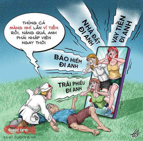 Nhập viện vì bị tra tấn qua điện thoại - Ảnh 1. Nhập viện vì bị tra tấn qua điện thoại - Ảnh 1.