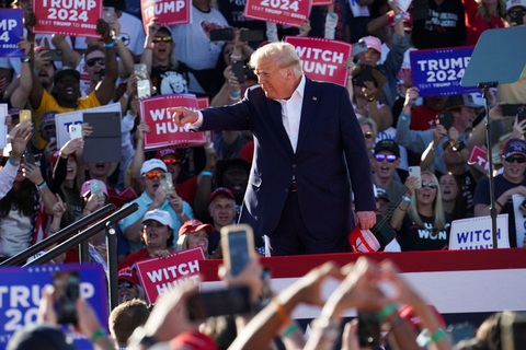 Ông Trump gửi thông điệp gì trong cuộc vận động tranh cử tổng thống đầu tiên? - Ảnh 1. Ông Trump gửi thông điệp gì trong cuộc vận động tranh cử tổng thống đầu tiên? - Ảnh 1.