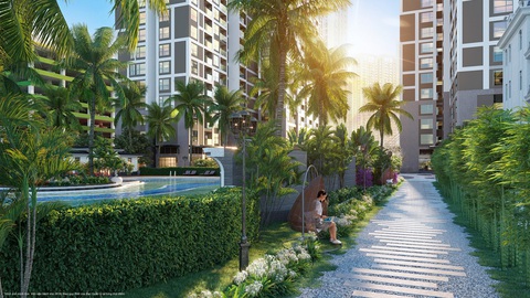 Đường dạo Bamboo Path - Nơi cư dân thả hồn trong không gian làng quê Việt truyền thống - Ảnh: Đ.H. Đường dạo Bamboo Path - Nơi cư dân thả hồn trong không gian làng quê Việt truyền thống - Ảnh: Đ.H.