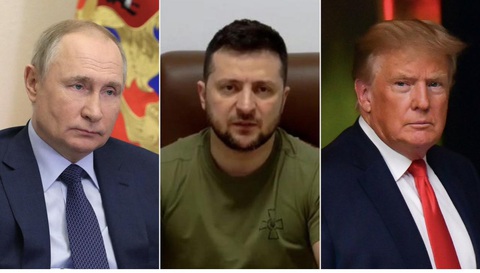 Ông Trump: Tôi chỉ cần 24 tiếng là kết thúc chiến sự Ukraine với ông Zelensky và ông Putin - Ảnh 1. Ông Trump: Tôi chỉ cần 24 tiếng là kết thúc chiến sự Ukraine với ông Zelensky và ông Putin - Ảnh 1.