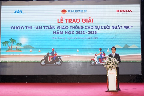 Honda Việt Nam trao giải cuộc thi ‘An toàn giao thông cho nụ cười ngày mai’ - Ảnh 4. Honda Việt Nam trao giải cuộc thi ‘An toàn giao thông cho nụ cười ngày mai’ - Ảnh 4.