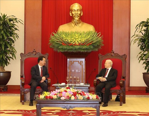 Lãnh đạo Việt Nam tiếp quan chức Trung Quốc, Mỹ - Ảnh 1. Lãnh đạo Việt Nam tiếp quan chức Trung Quốc, Mỹ - Ảnh 1.