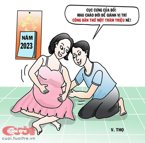 Chạy đua làm công dân Việt Nam thứ 100 triệu - Ảnh 1. Chạy đua làm công dân Việt Nam thứ 100 triệu - Ảnh 1.