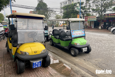 Chủ tịch Cửa Lò đối thoại với các chủ xe điện kêu cứu - Ảnh 3. Chủ tịch Cửa Lò đối thoại với các chủ xe điện kêu cứu - Ảnh 3.