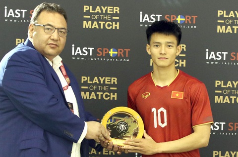 Thanh Nhàn xuất sắc nhất trận gặp U23 Kyrgyzstan - Ảnh 1. Thanh Nhàn xuất sắc nhất trận gặp U23 Kyrgyzstan - Ảnh 1.
