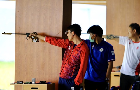 Mục tiêu của đoàn thể thao Việt Nam tại SEA Games 32: Đứng vị trí số 1 hay số 3? - Ảnh 2. Dù là môn thể thao Olympic nhưng bắn súng lại bị chủ nhà SEA Games 32 Campuchia loại khỏi chương trình thi đấu của đại hội - Ảnh: NAM TRẦN