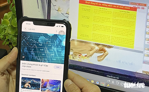 Đầu tư chứng khoán: Bị lừa tiền tỉ bởi "thầy" online - Ảnh 3. Sau khi tham gia các lớp học chứng khoán online miễn phí dạy vào buổi tối, đồng thời tin lời “thầy” qua Zalo, nhiều người mất tiền tỉ - Ảnh: B.M.