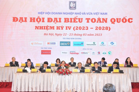 Chủ tịch HĐQT SHB Đỗ Quang Hiển làm Phó Chủ tịch VINASME - Ảnh 2. Hiệp hội Doanh nghiệp nhỏ và vừa Việt Nam tổ chức đại hội lần thứ IV, nhiệm kỳ 2023 - 2028