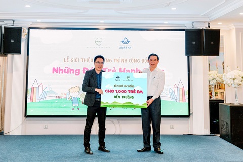Sở Giáo dục và Đào tạo tỉnh Nghệ An kết hợp Nhà sáng lập Ecopark công bố chương trình cộng đồng "Những đứa trẻ hạnh phúc" Sở Giáo dục và Đào tạo tỉnh Nghệ An kết hợp Nhà sáng lập Ecopark công bố chương trình cộng đồng "Những đứa trẻ hạnh phúc"