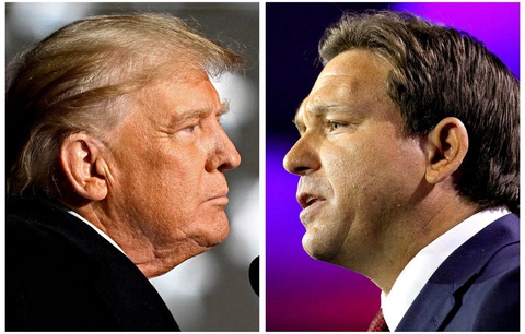 Ông DeSantis: Đệ tử chân truyền thành đối thủ số 1 của ông Trump - Ảnh 1. Ông DeSantis: Đệ tử chân truyền thành đối thủ số 1 của ông Trump - Ảnh 1.