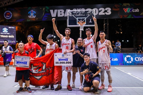 Lộ diện đội bóng bí ẩn của VBA 3x3 Prime 2023 - Ảnh 4. Thang Long Warriors - CLB giành vị trí số một ở chặng 1 và 2 - Ảnh: VBA